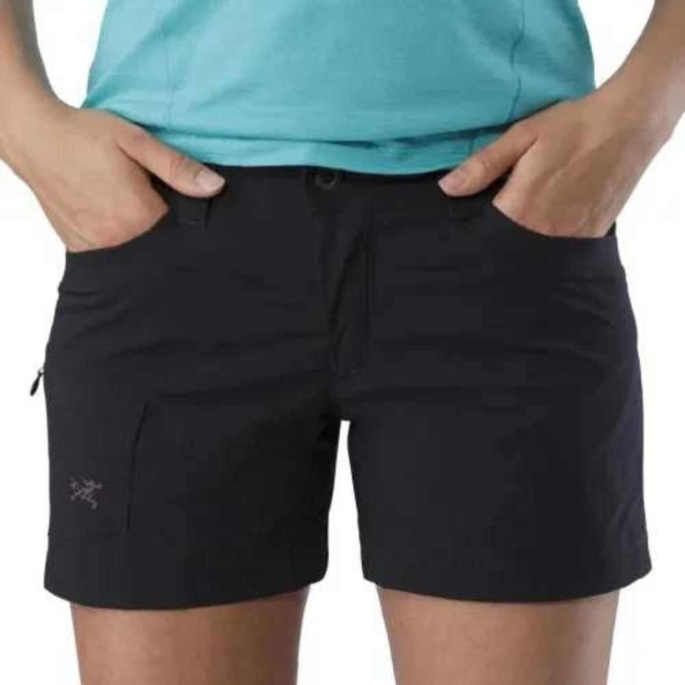 Arc'teryx Black Women's Athletic Shorts with Side Pocket